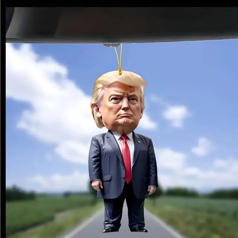Trump-Inspired Acrylic Christmas ornaments & Halloween Decor - - Picture 5 of 9